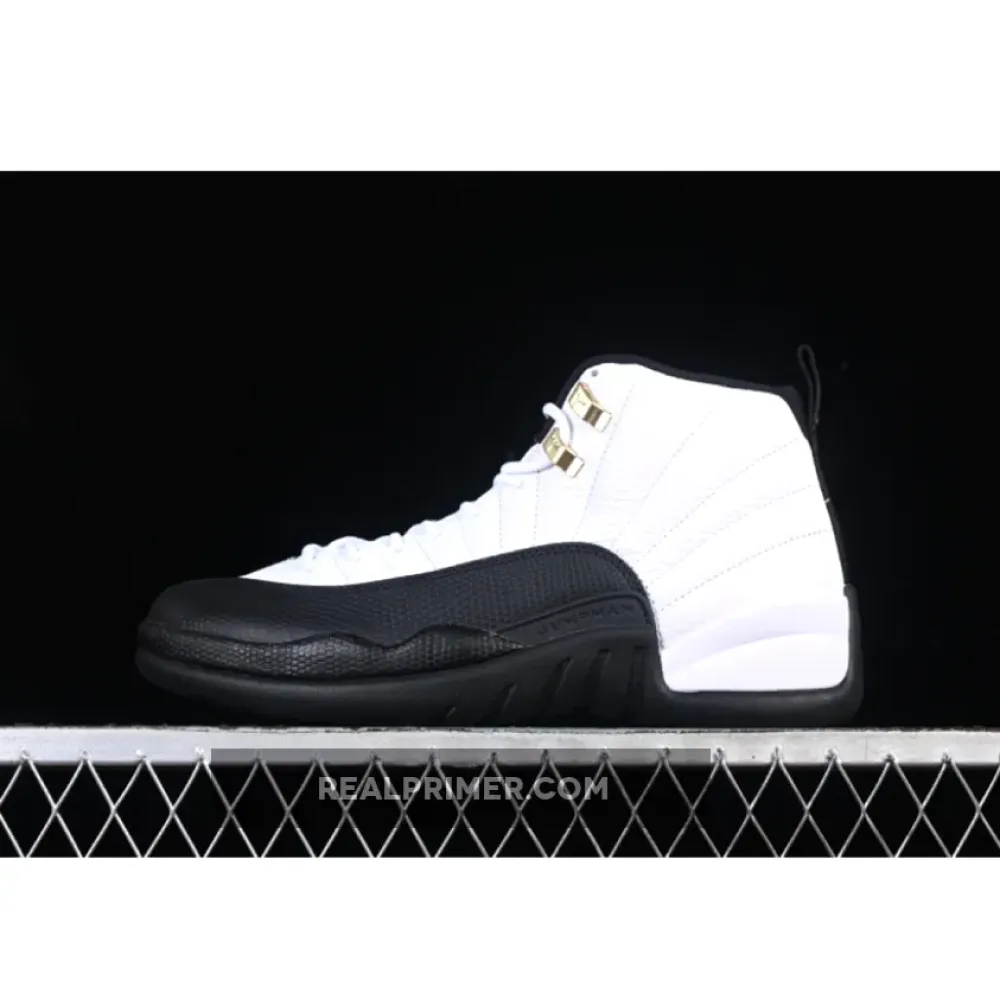 AIR JORDAN 12 RETRO TAXI AJ12  BLACK/WHITE CT8013-117