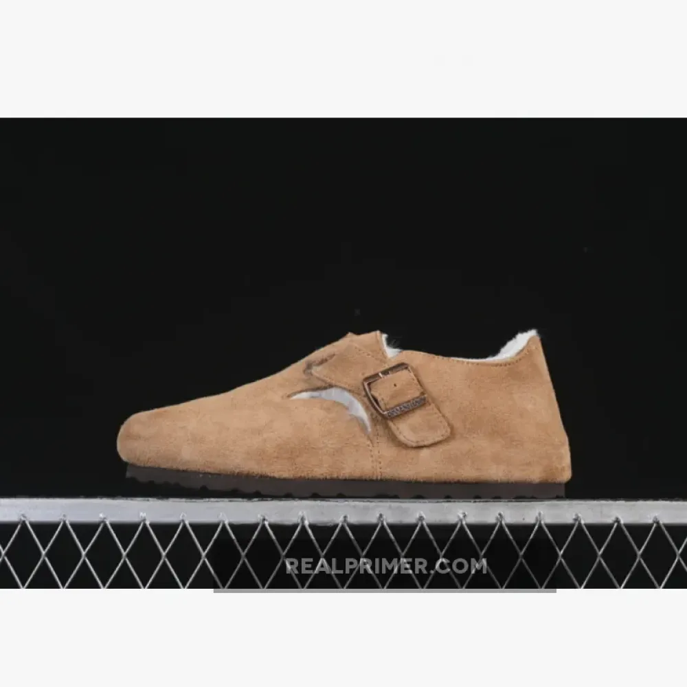 BIRKENSTOCK ADD FLEECE IN AUTUMN AND WINTER CHESTNUT BROWN/BROWN FKLHKA