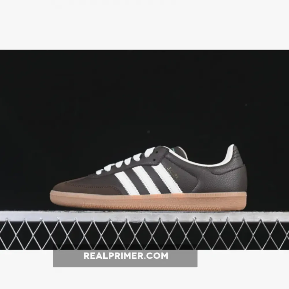 SAMBA OG CLOVER CASUAL BOARD SHOES BLACK/WHITE JR0891