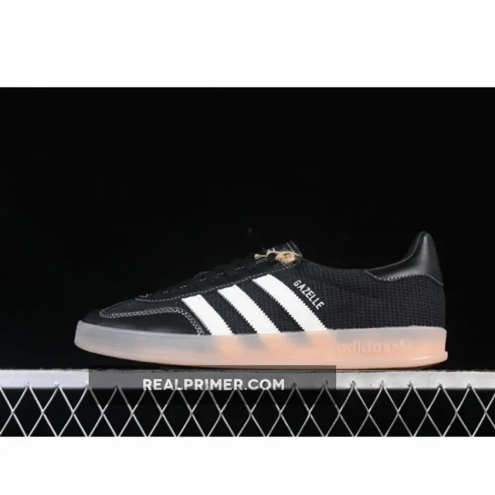 ORIGINALS GAZELLE INDOOR RETRO CASUAL SHOES PINK/BLACK JQ7084