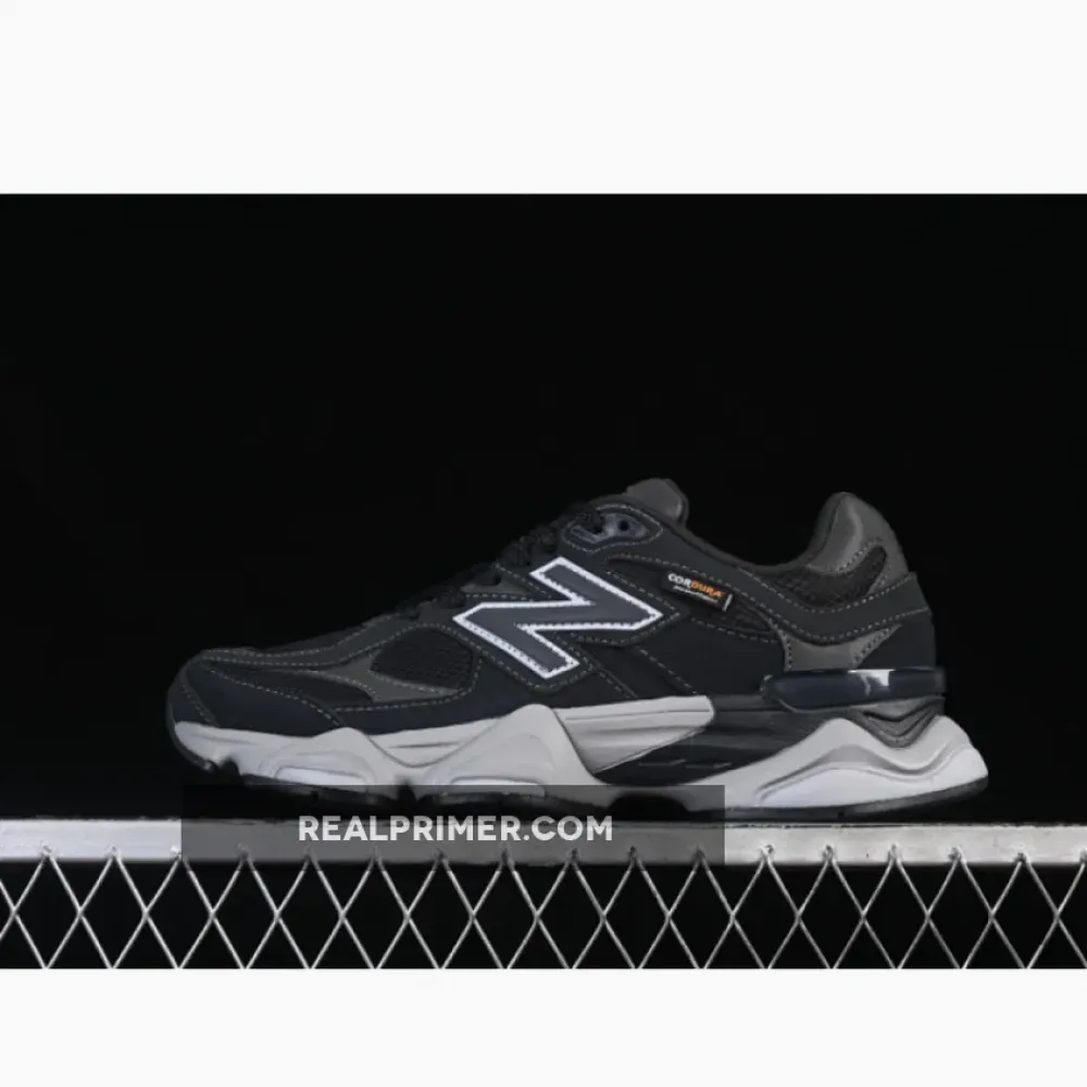 NEW BALANCE 9060 RETRO CASUAL SHOES BLACK/GREY U9060ORA