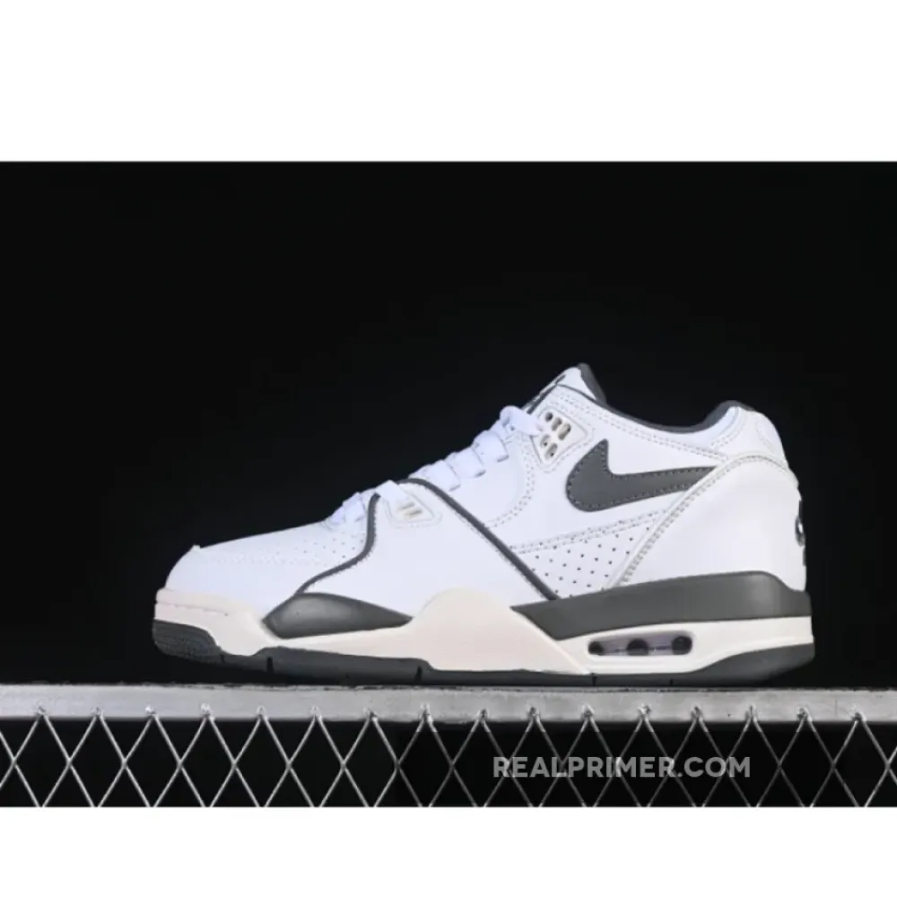 AIR FLIGHT 89 LOW BASKETBALL SHOES DARK GREY/WHITE HJ4484-101