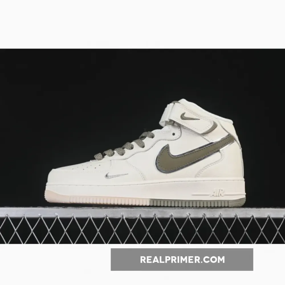 AIR FORCE 1 07 MID BEIGE/GREEN/BEIGE XL0236-231