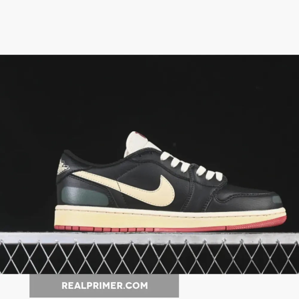 NIGEL SYLVESTER X AIR JORDAN 1 LOW WHITE/BLACK/GREEN IB8958-001