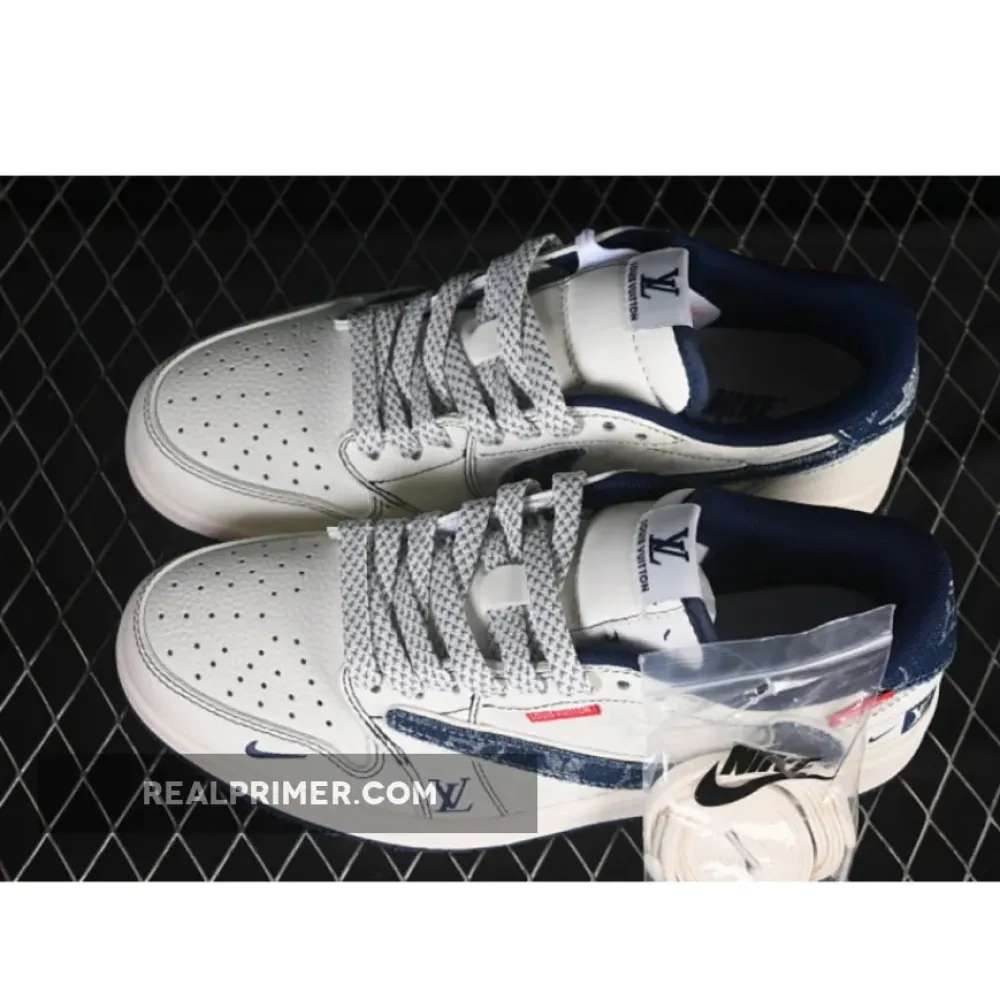 TRAVIS SCOTT X FRAGMENT DESIGN X AIR JORDAN 1 LOW OG SP WHITE/BLUE CX5050-Y16