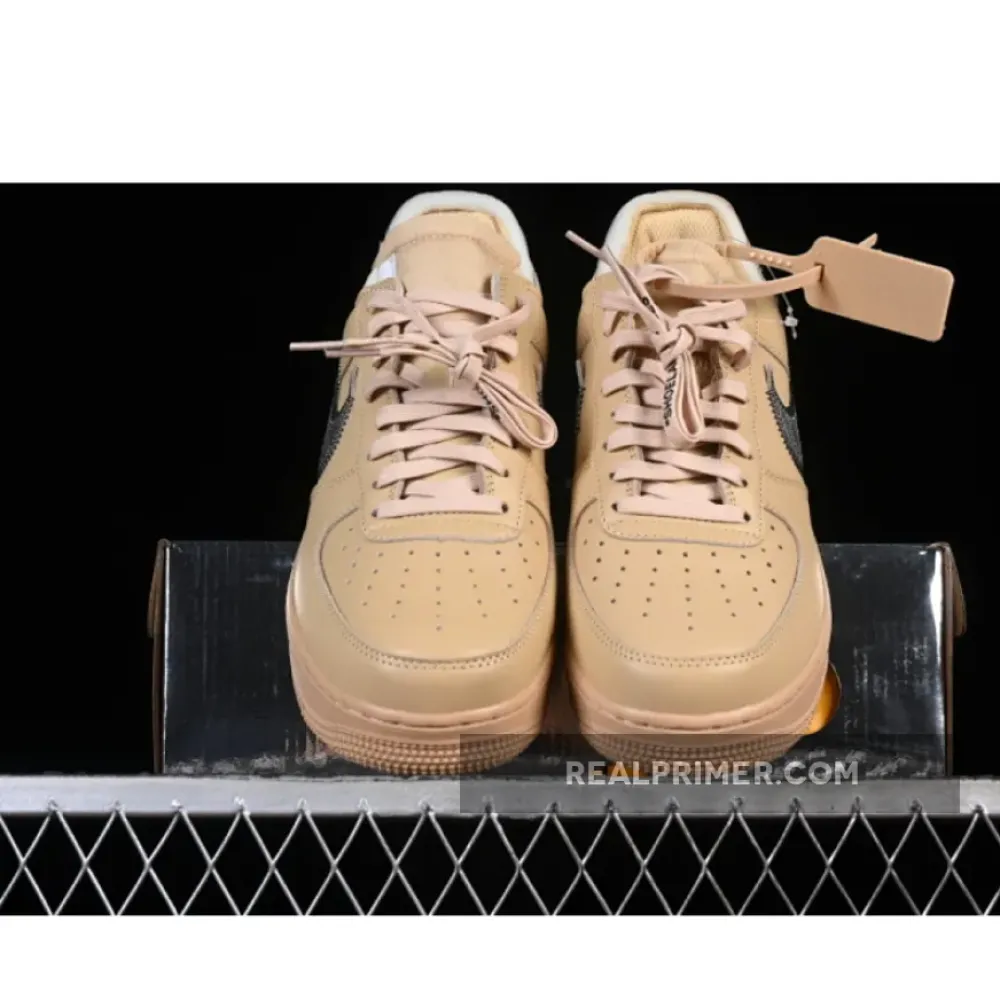 OFF-WHITE AIR FORCE 1 LOW SESAME BROWN/BLACK FD6900-200