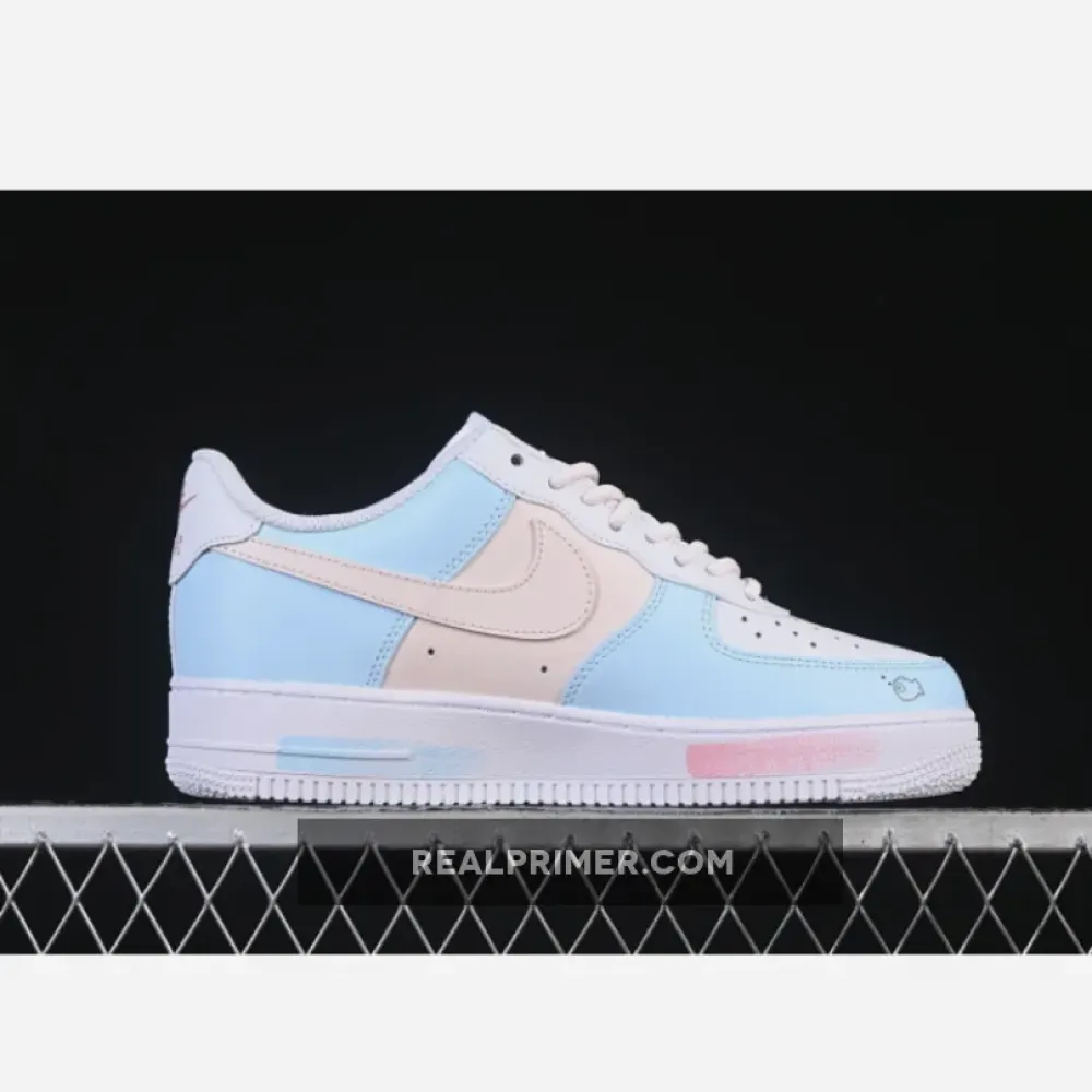 AIR FORCE 1 07 LOW WHITE/BLUE/PINK/BEIGE ZH0316-107