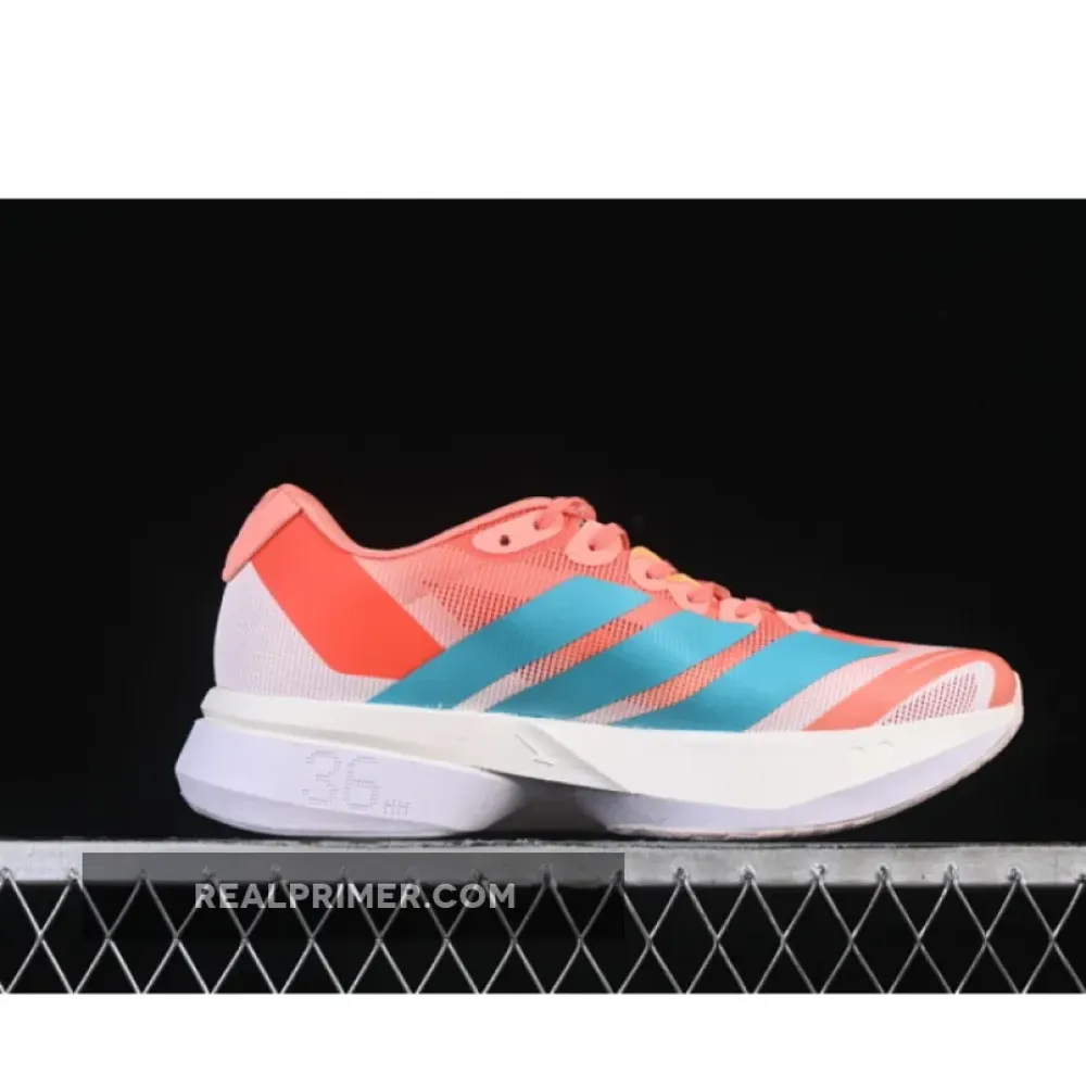 ADIZERO BOSTON 13 WHITE/BLUE/ORANGE JS4954