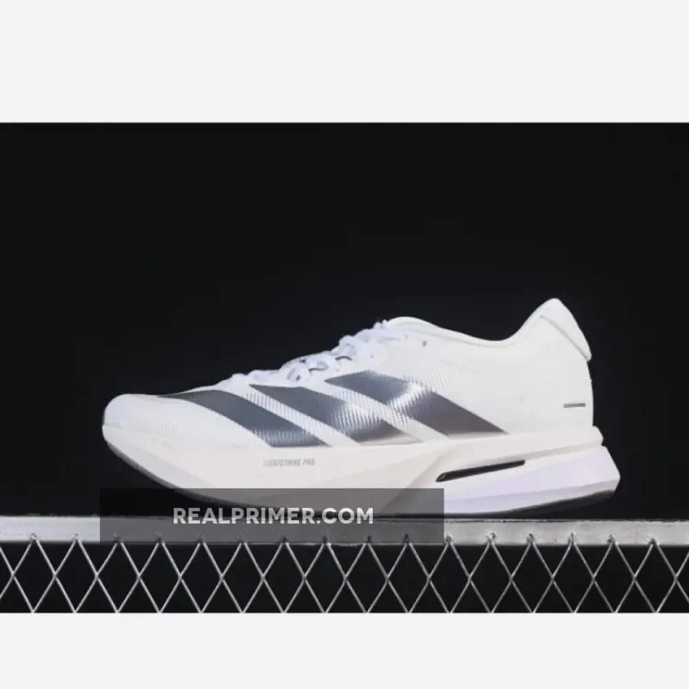 ADIZERO BOSTON 13 WHITE/SILVER JS4948