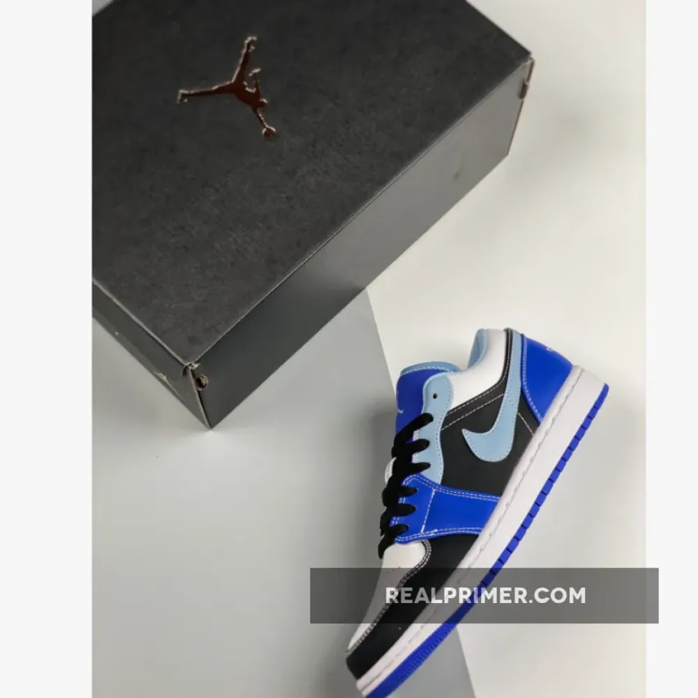 Nike Air Jordan 1 Low Blue Black White  DH0206-400