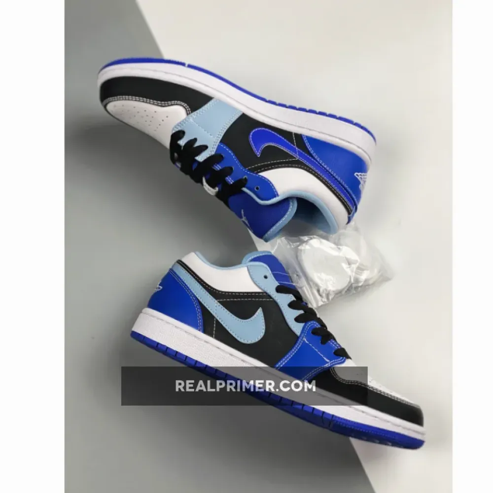 Nike Air Jordan 1 Low Blue Black White  DH0206-400