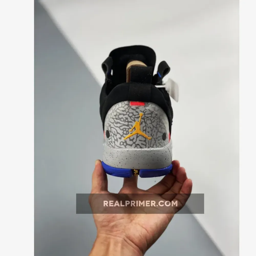 Nike Air Jordan 34 Low Print White/Black/Laser Orange CZ7746-008