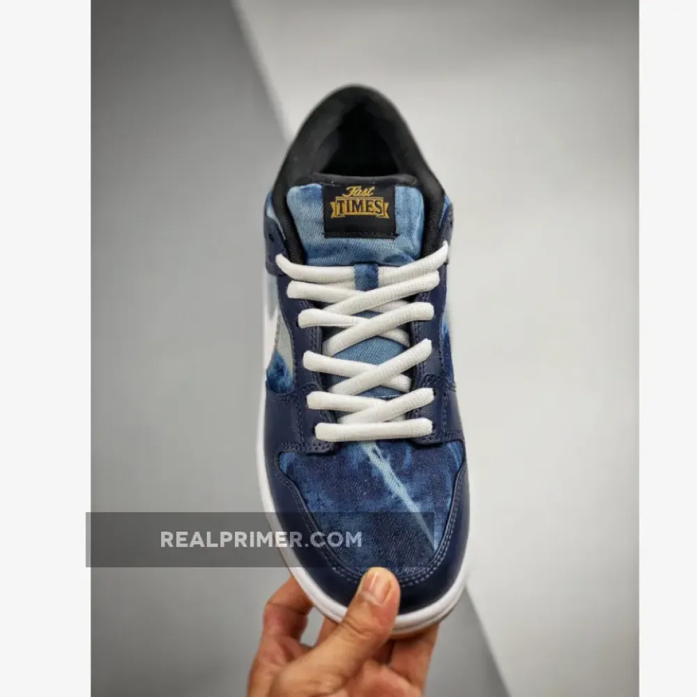 Nike SB Dunk Low Fast Times Midnight Navy/Black/White 745954-014