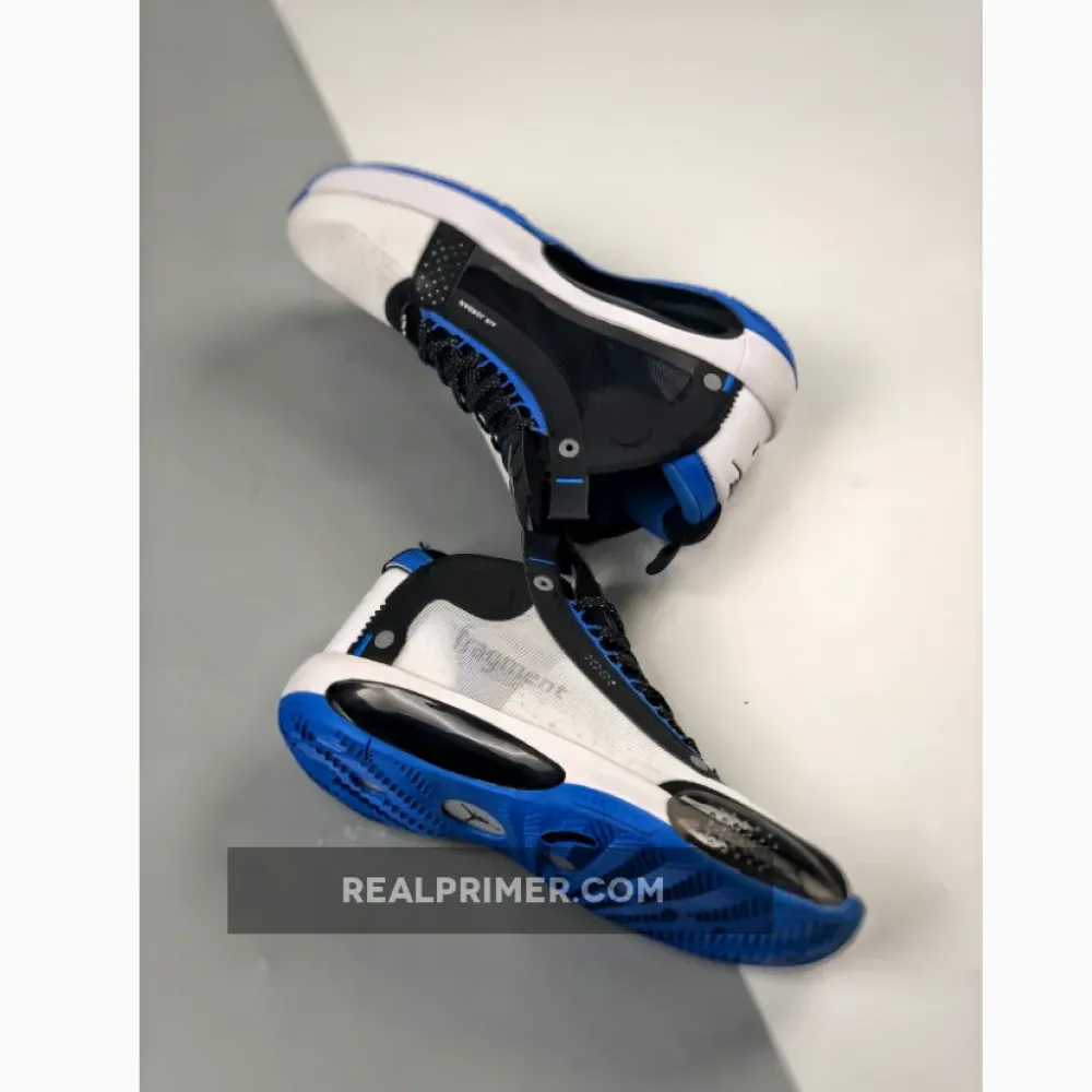 Air Jordan 34 Fragment White/Royal Blue