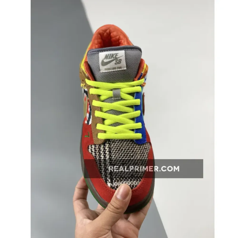 Nike SB Dunk Low What The Dunk Red/Green/Yellow 318403-141
