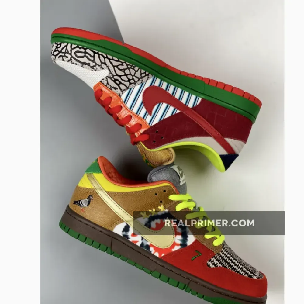 Nike SB Dunk Low What The Dunk Red/Green/Yellow 318403-141