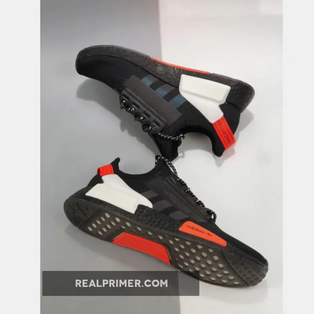 adidas NMD R1 V2 Core Black Signal Coral/Black FY3523