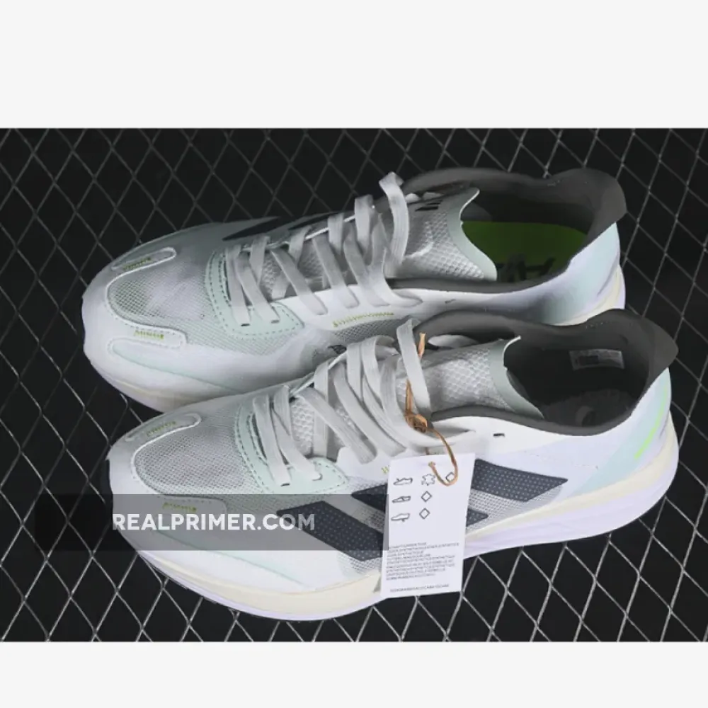 ADIZERO BOSTON 11 CRYSTAL WHITE/NIGHT METALLIC/LINEN GREEN GY8407