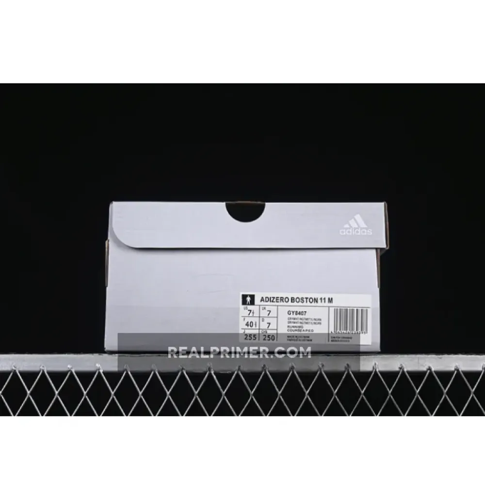 ADIZERO BOSTON 11 CRYSTAL WHITE/NIGHT METALLIC/LINEN GREEN GY8407