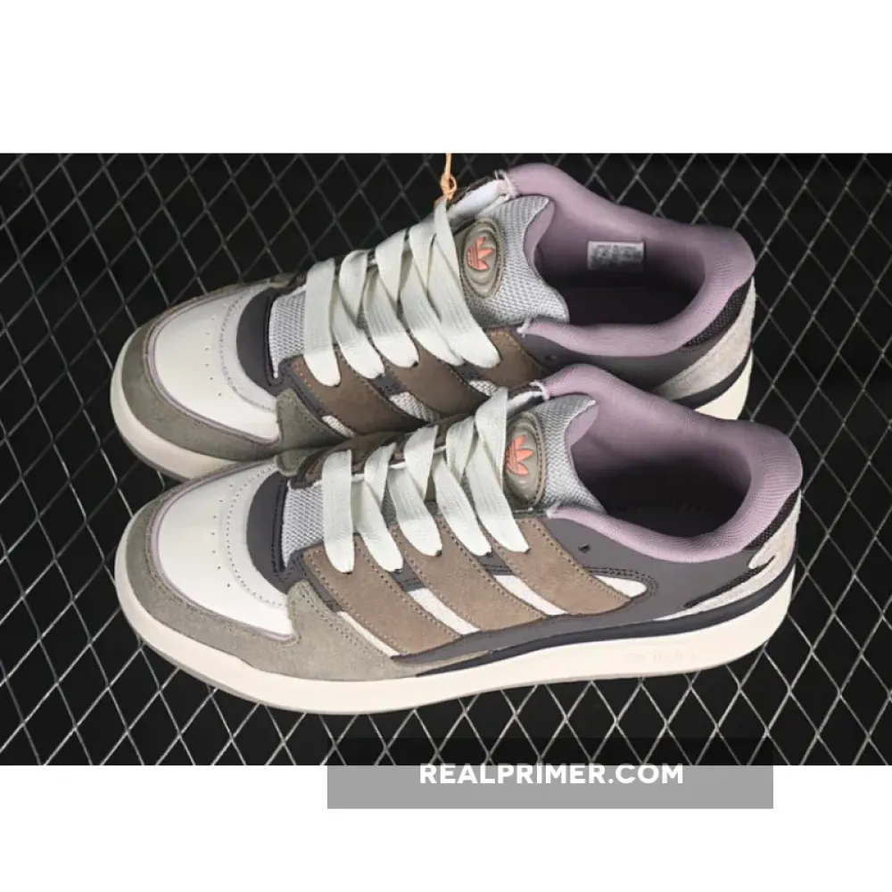 FORUM 2000 LOW GREY/BROWN/PURPLE JS3159