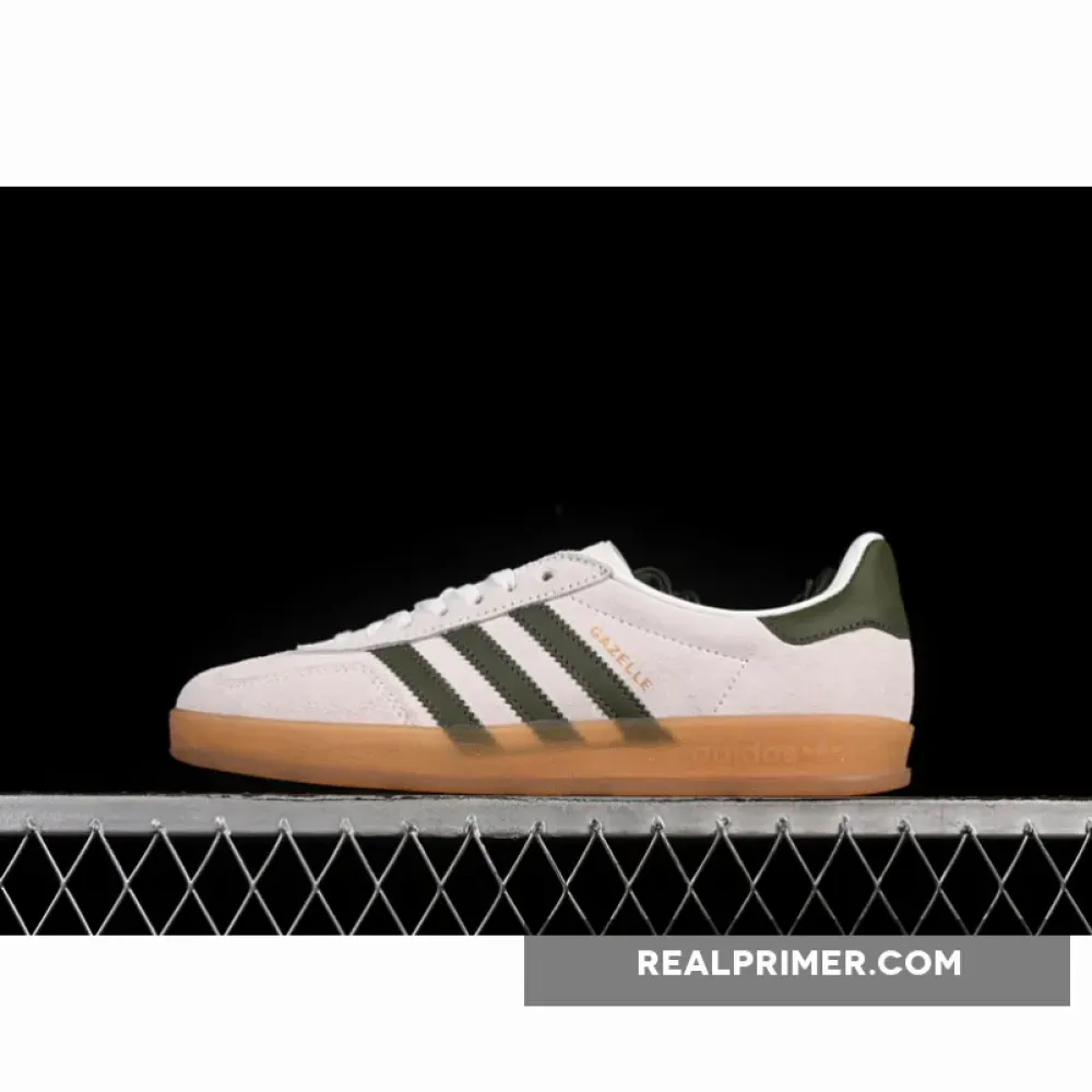 ORIGINALS GAZELLE INDOOR CLOUD WHITE/OLIVE STRATA/GOLD METALLIC JH8821