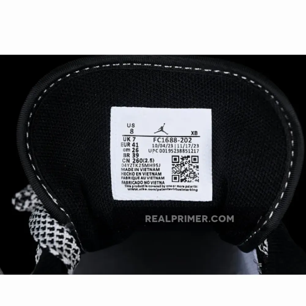 AIR JORDAN 1 LOW WHITE/GREY/BLACK/RED FC1688-202