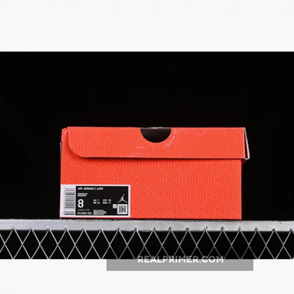 AIR JORDAN 1 LOW WHITE/GREY/BLACK/RED FC1688-202