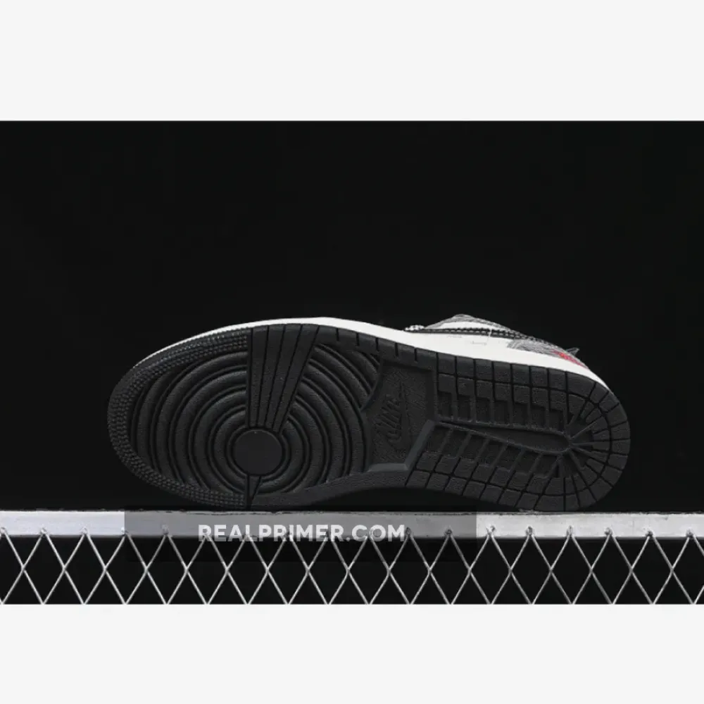 AIR JORDAN 1 LOW WHITE/GREY/BLACK/RED FC1688-202