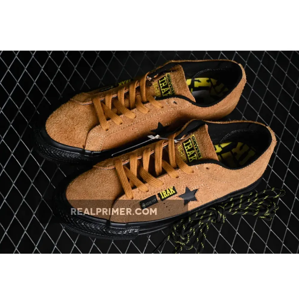 IRAK X CONVERSE CONS ONE STAR GORE-TEX AMBER BROWN/BLACK A13648C