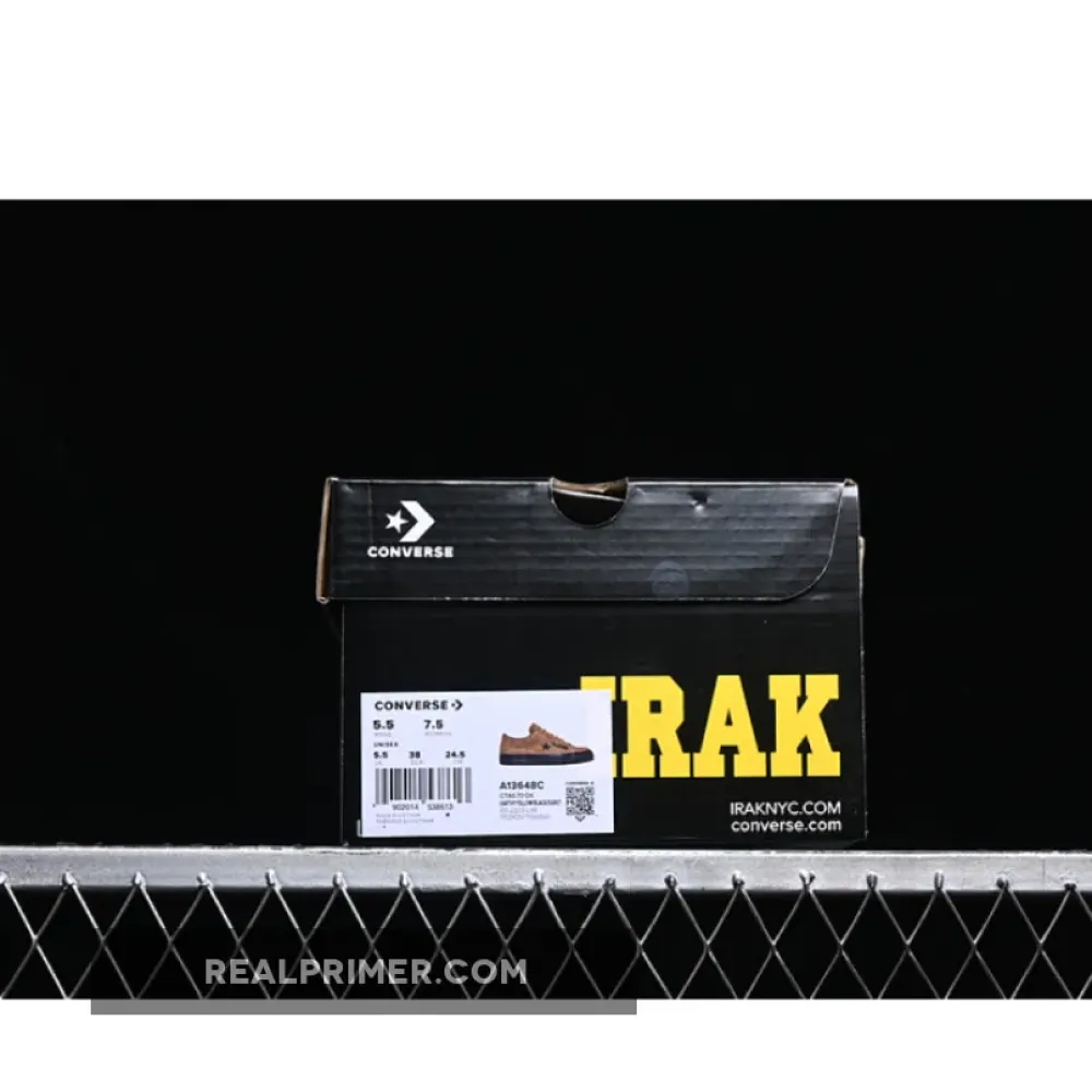 IRAK X CONVERSE CONS ONE STAR GORE-TEX AMBER BROWN/BLACK A13648C
