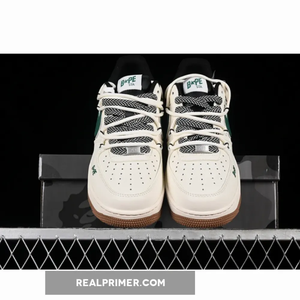 AIR FORCE 1 07 LOW BAPE WHITE/BLACK/GREEN SJ1198-100
