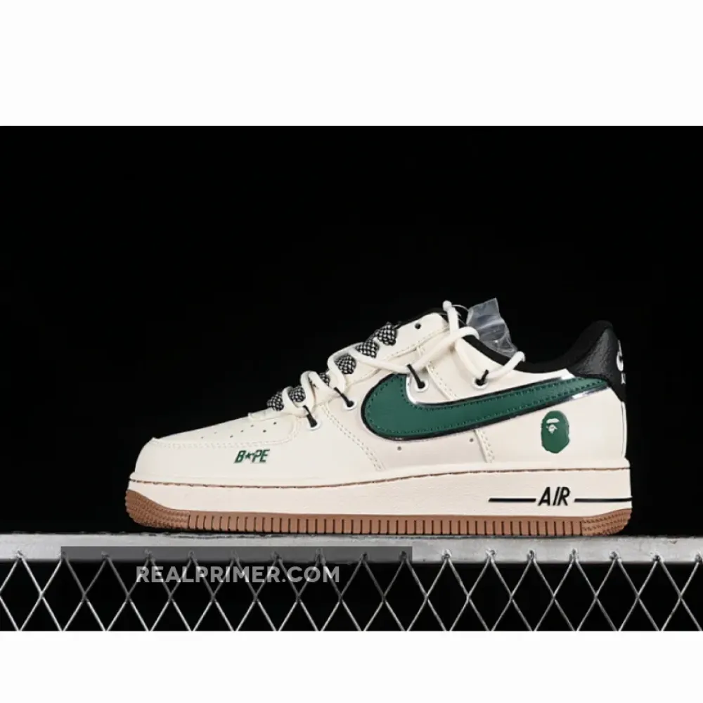 AIR FORCE 1 07 LOW BAPE WHITE/BLACK/GREEN SJ1198-100