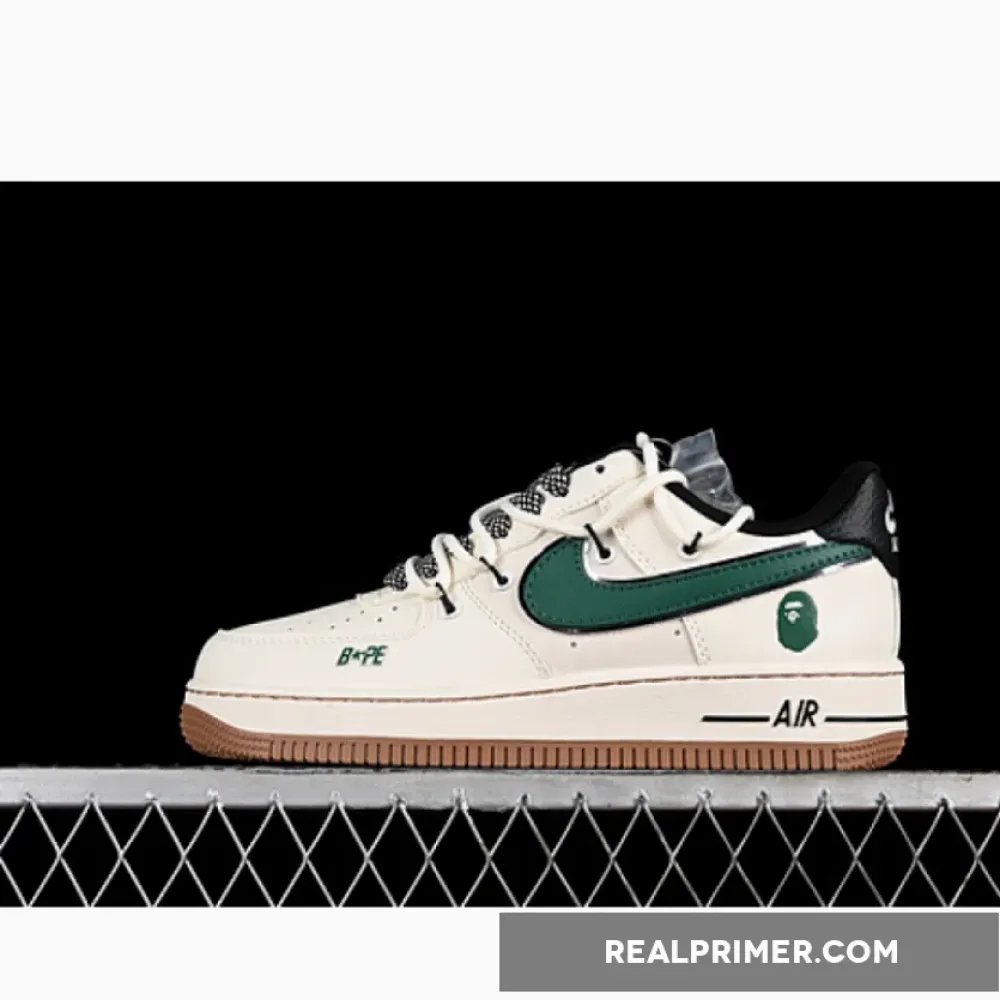 AIR FORCE 1 07 LOW BAPE WHITE/BLACK/GREEN SJ1198-100
