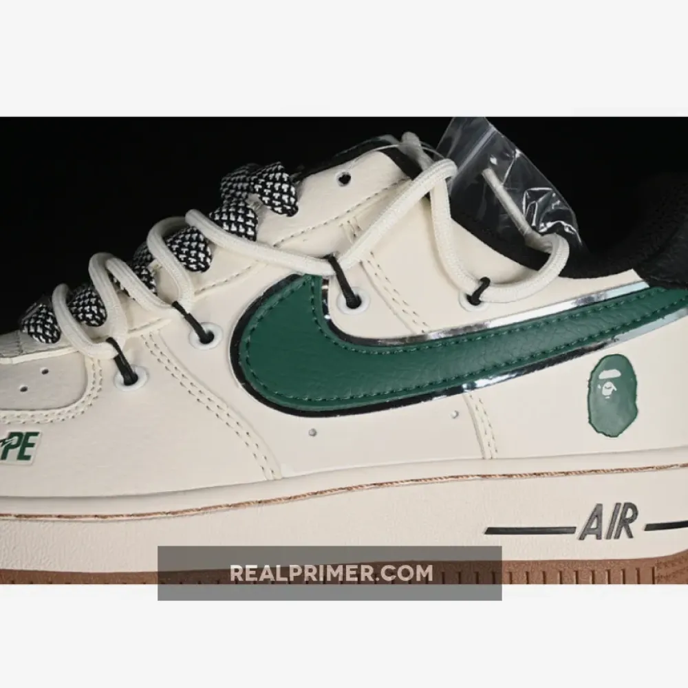 AIR FORCE 1 07 LOW BAPE WHITE/BLACK/GREEN SJ1198-100