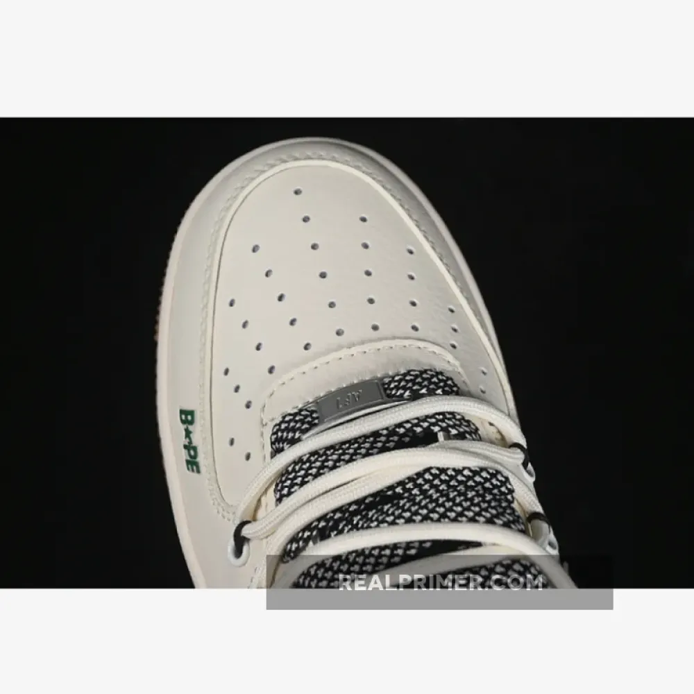 AIR FORCE 1 07 LOW BAPE WHITE/BLACK/GREEN SJ1198-100