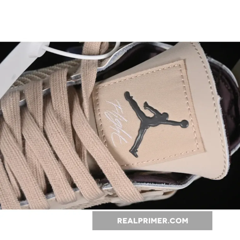 A MA MANIÉRE X WMNS JORDAN 4 RETRO FOSSIL STONE/METALLIC PEWTER/BURGUNDY CRUSH FZ4810-200