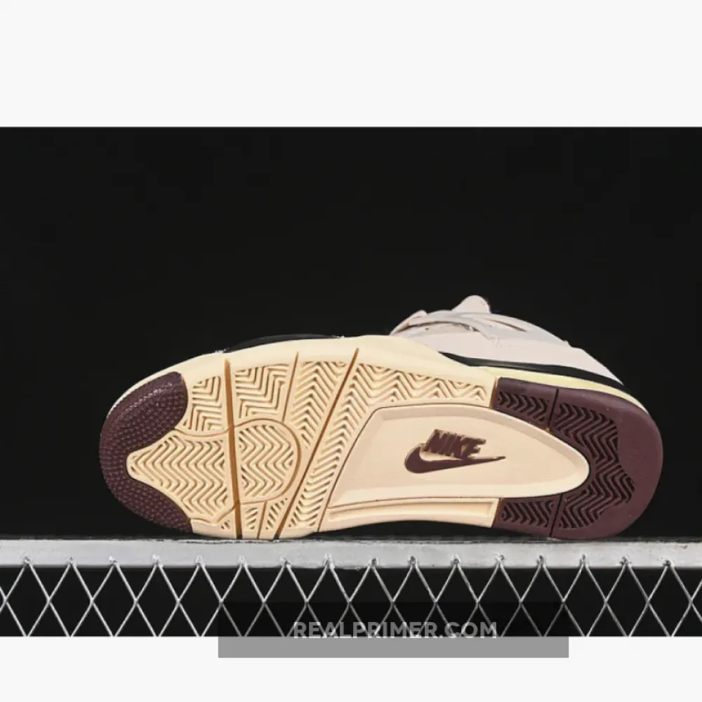 A MA MANIÉRE X WMNS JORDAN 4 RETRO FOSSIL STONE/METALLIC PEWTER/BURGUNDY CRUSH FZ4810-200