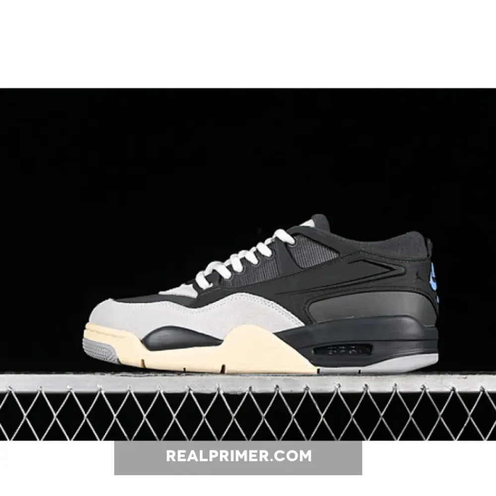 AIR JORDAN 4 REMASTERED IRON GREY/OFF NOIR/DARK SMOKE GREY/CHAMBRAY 36-45