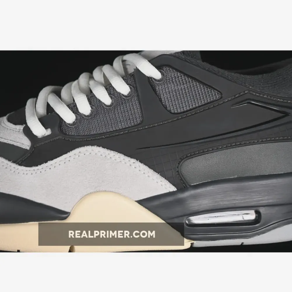 AIR JORDAN 4 REMASTERED IRON GREY/OFF NOIR/DARK SMOKE GREY/CHAMBRAY 36-45