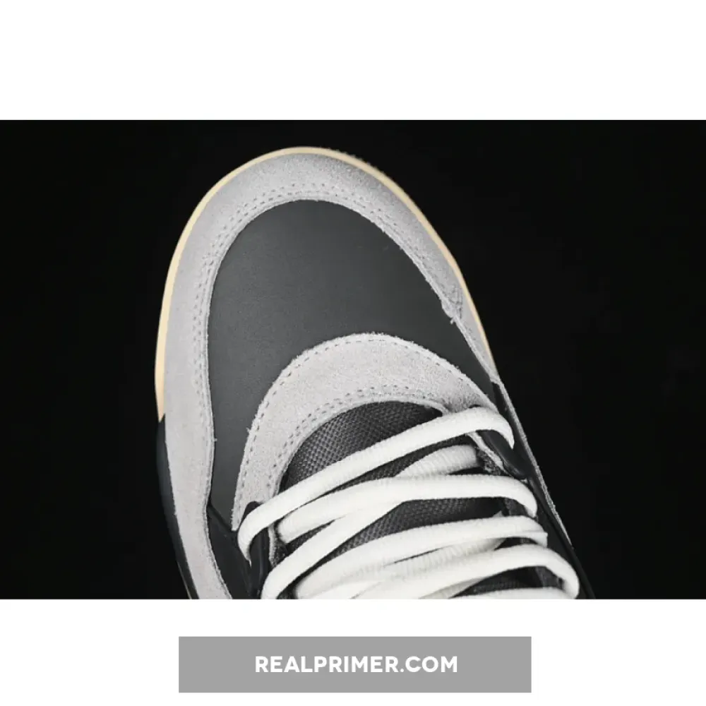 AIR JORDAN 4 REMASTERED IRON GREY/OFF NOIR/DARK SMOKE GREY/CHAMBRAY 36-45