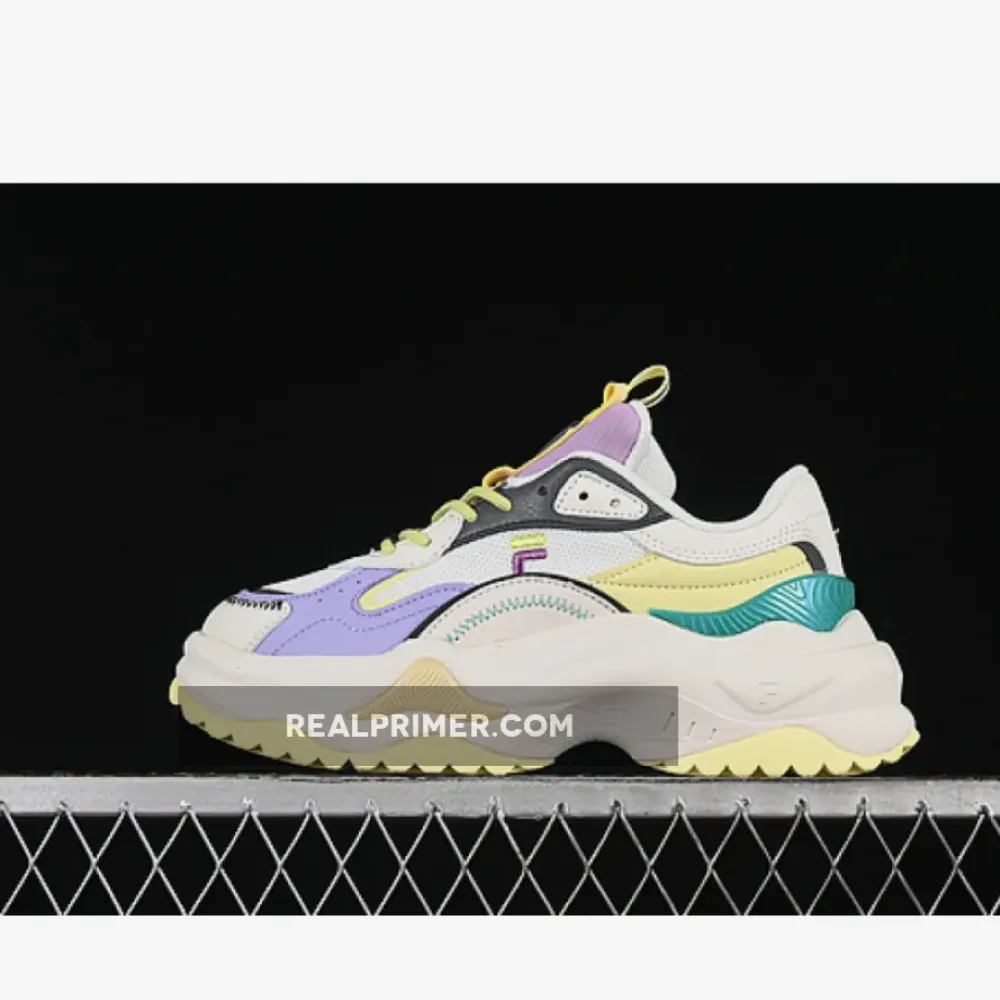 FILA FUSION WHITE/YELLOW/PURPLE/GREEN