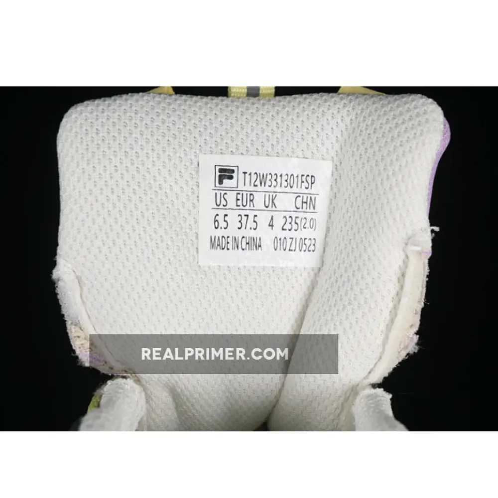 FILA FUSION WHITE/YELLOW/PURPLE/GREEN