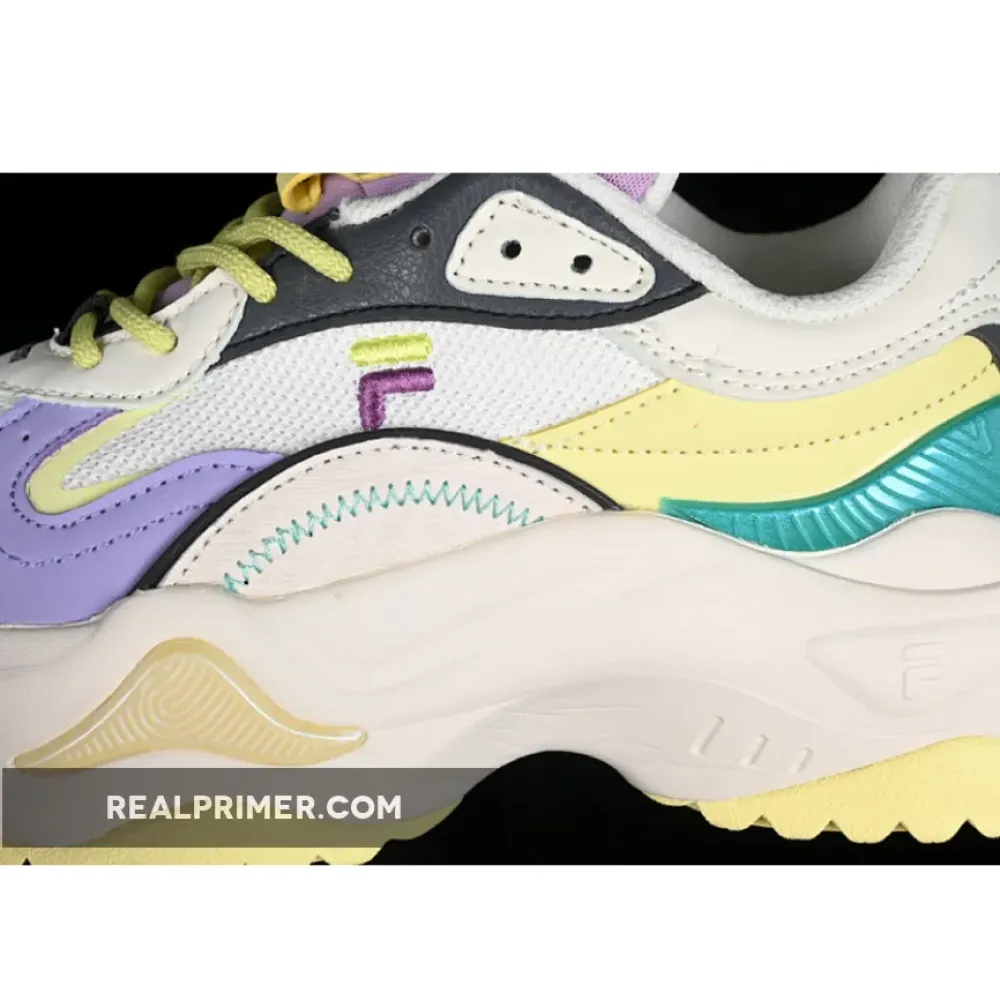 FILA FUSION WHITE/YELLOW/PURPLE/GREEN