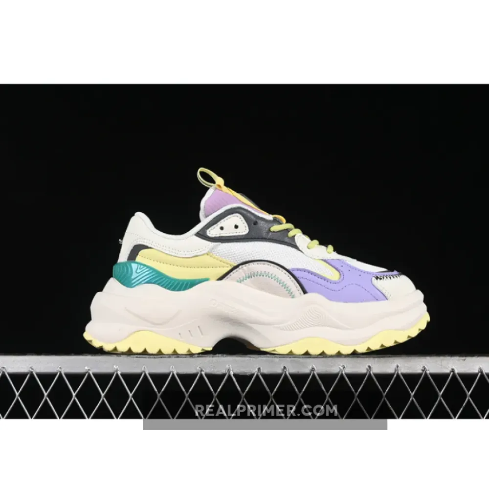 FILA FUSION WHITE/YELLOW/PURPLE/GREEN