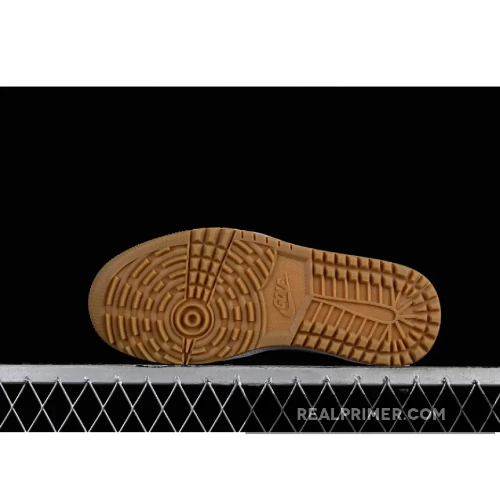 AIR JORDAN 1 LOW RETRO GOLF WHITE/PURE PLATINUM/GUM MEDIUM BROWN DD9315-111