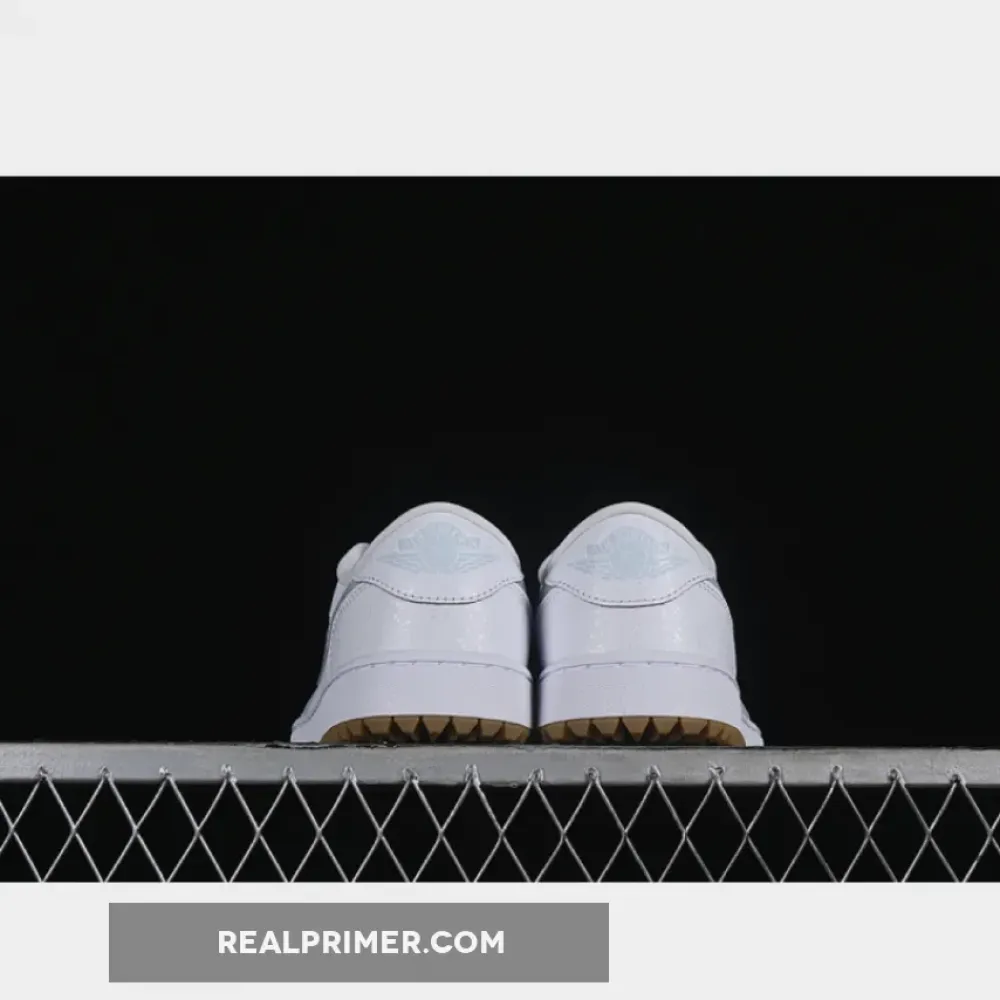 AIR JORDAN 1 LOW RETRO GOLF WHITE/PURE PLATINUM/GUM MEDIUM BROWN DD9315-111