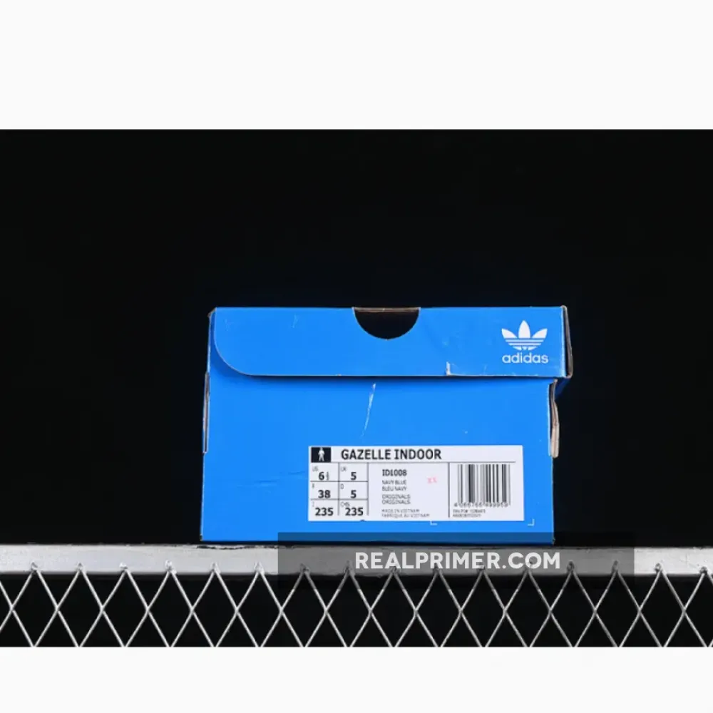 ORIGINALS GAZELLE INDOOR CREW NAVY/GOLD METALLIC/OFF WHITE ID1008