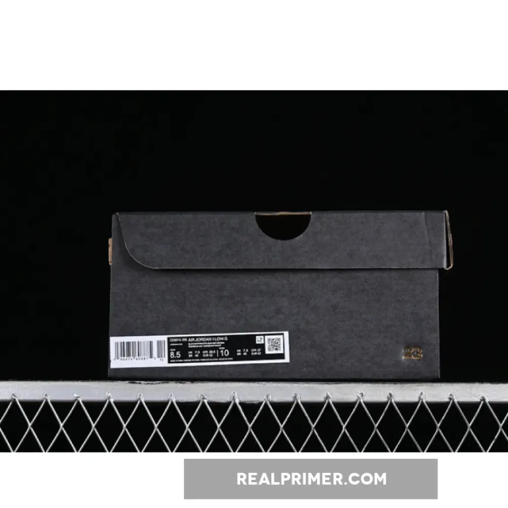 AIR JORDAN 1 LOW GOLF SNAKE PATTERN BLACK/ANTHRACITE/GUM MEDIUM BROWN/WHITE DD9315-005