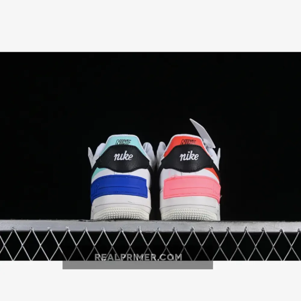 AIR FORCE 1 SHADOW WHITE/CHILE RED/SUNSET PULSE/BLACK DH1965-100