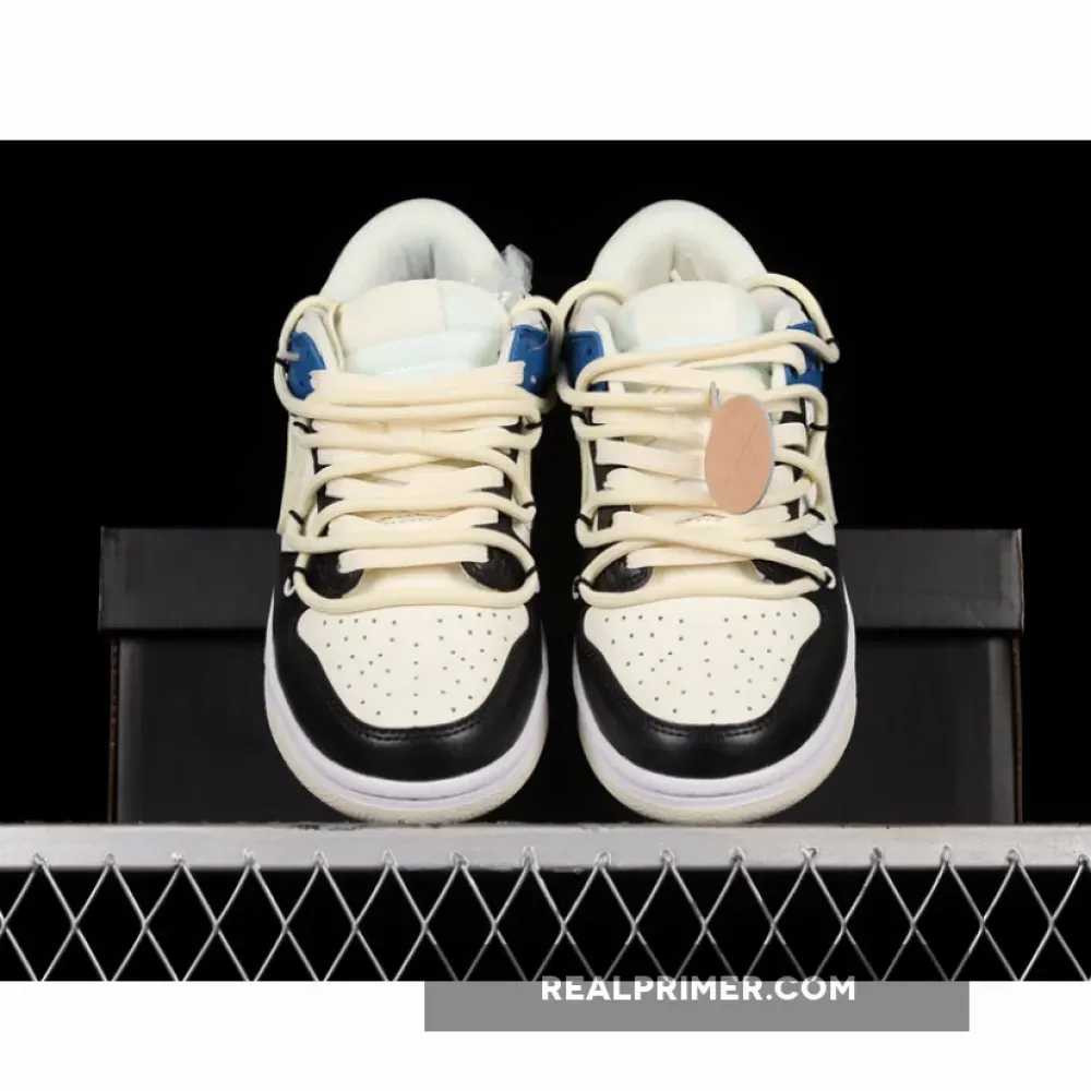 DUNK LOW WHITE/BLACK/BLUE DJ6188-100